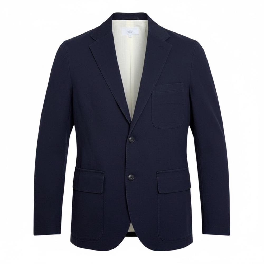 JACK SPADE Luxury Blue Cotton Business Casual Blazer Jacket Mens 40 / Medium